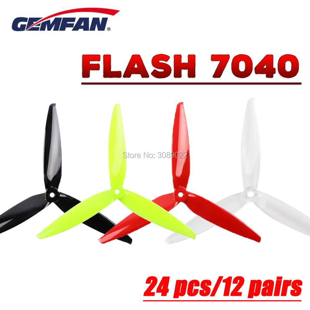 Rc Helicopter Blade - 24 шт./12 пар пропеллеров Gemfan Flash