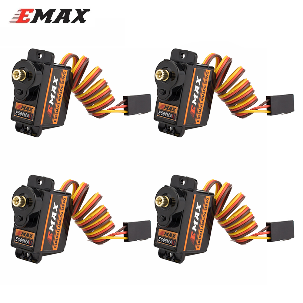 1/2/4/8 шт. EMAX ES08MA ES08MA – обзор и цена Rc Helicopter Servo